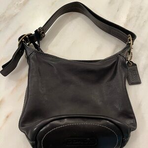 Coach Black Hobo Bag with Adjustable Strap
